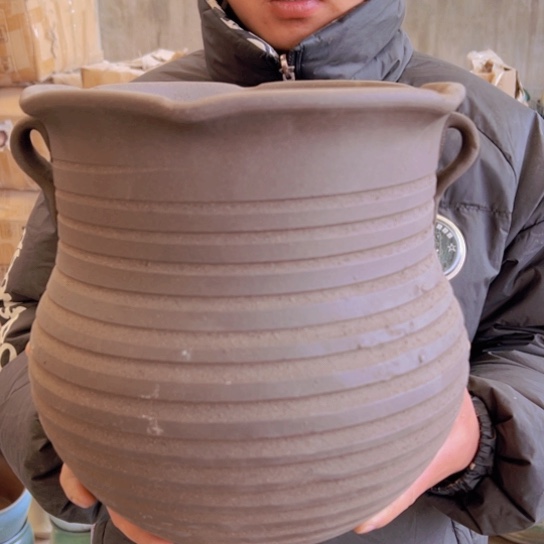 紫砂花盆瑕疵高28口26—————-