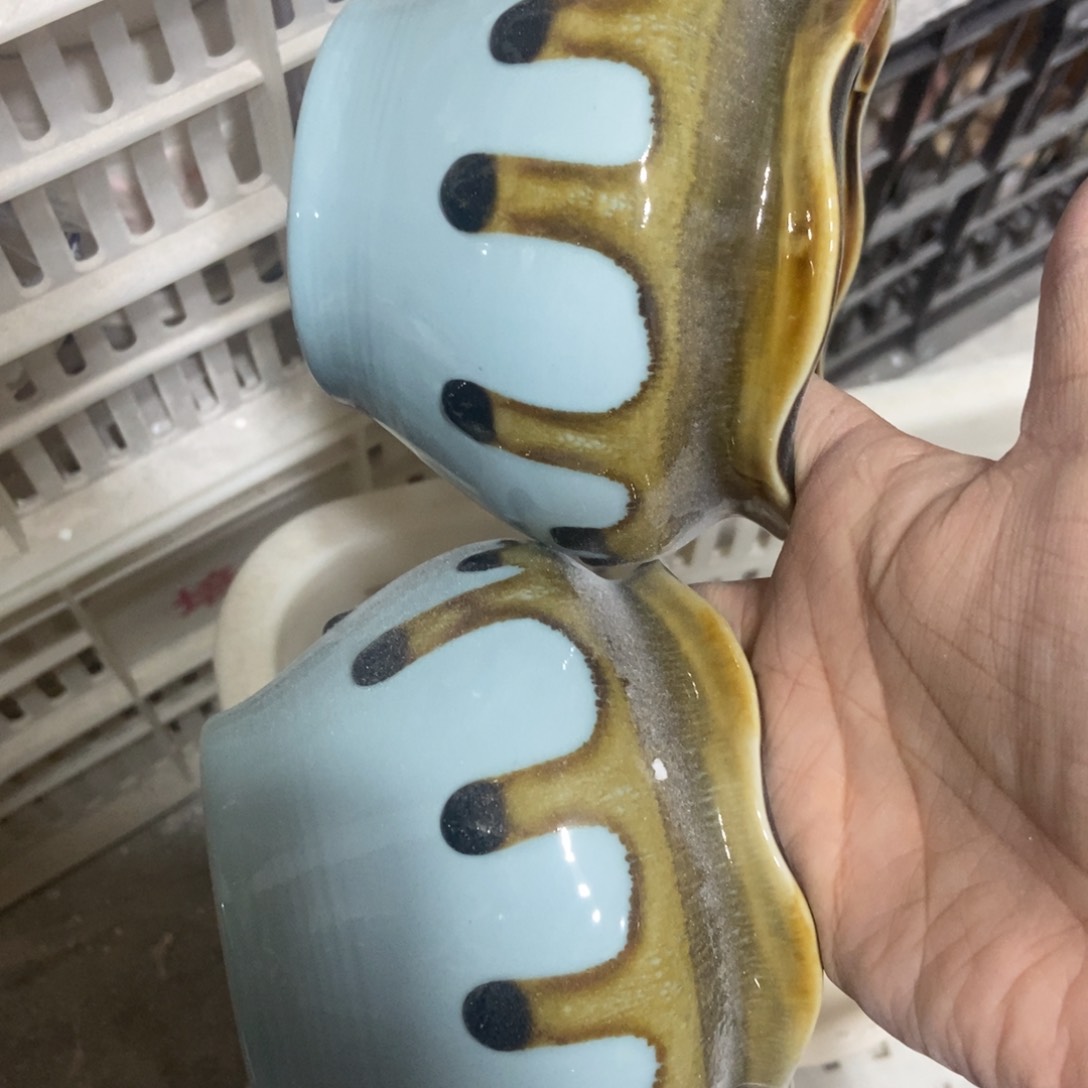 红陶高温陶瓷花盆