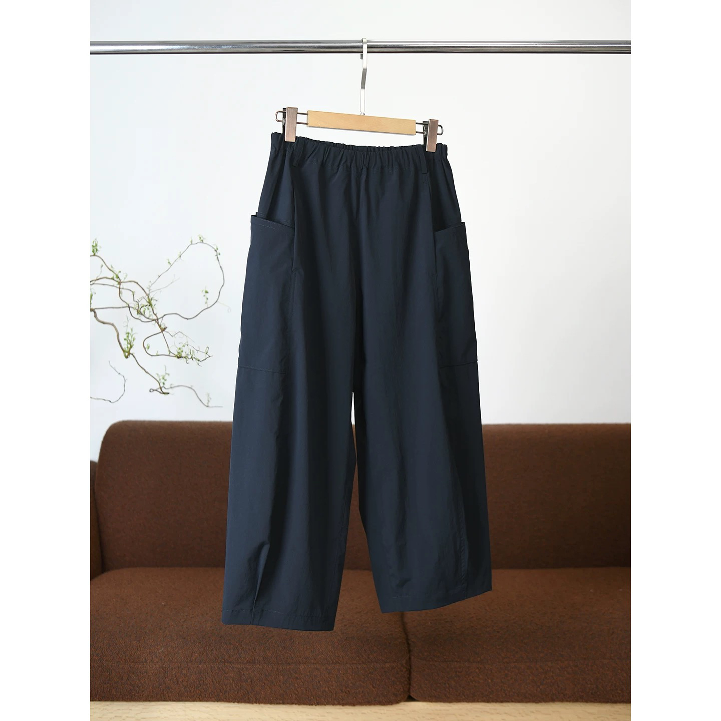 【哪吒裤】日本进口做旧肌理茧型裤 8分裤