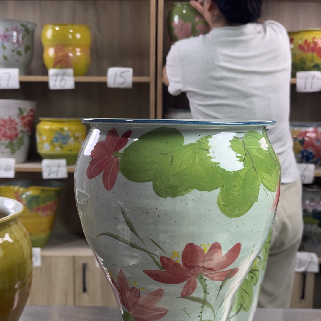 1zp景德镇陶瓷花盆