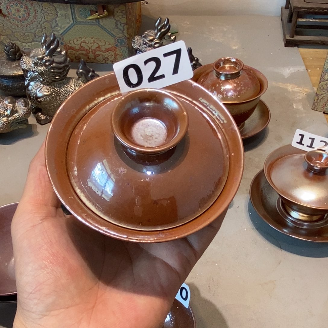 柴烧茶具陶瓷杯子