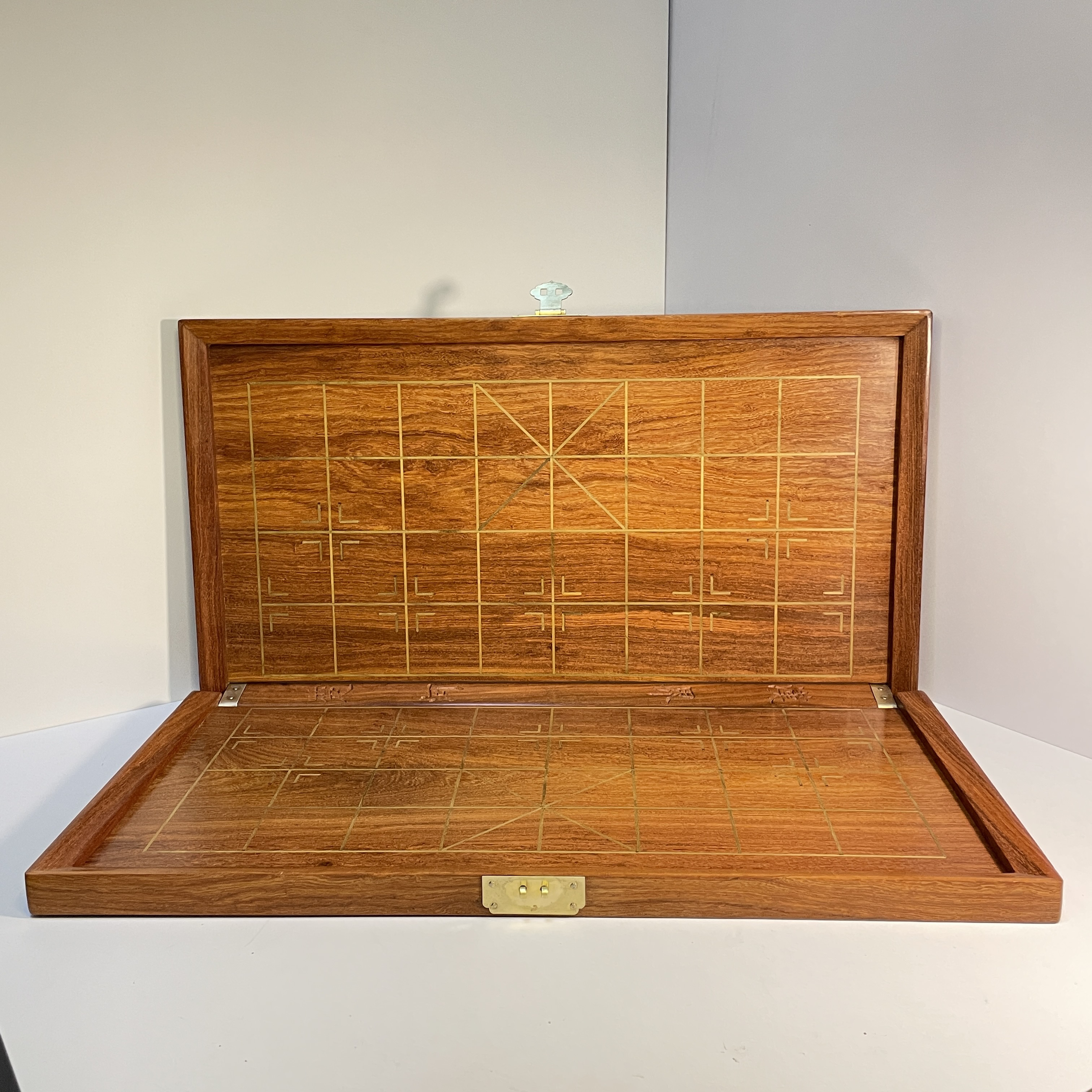 红檀折叠象棋棋盘棋子 5 分