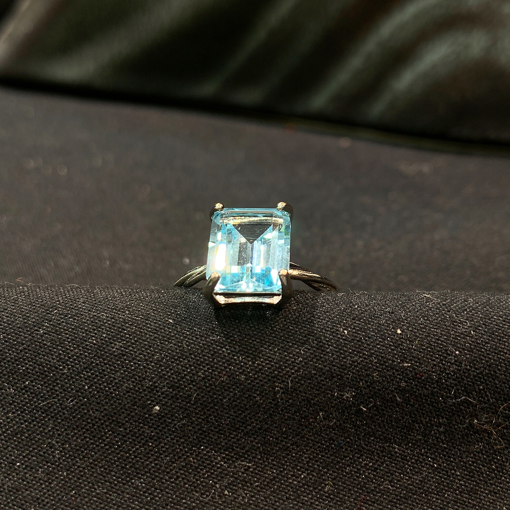 【珠宝一姐】s925托帕石戒指 2412220200（一件/多样性发货）