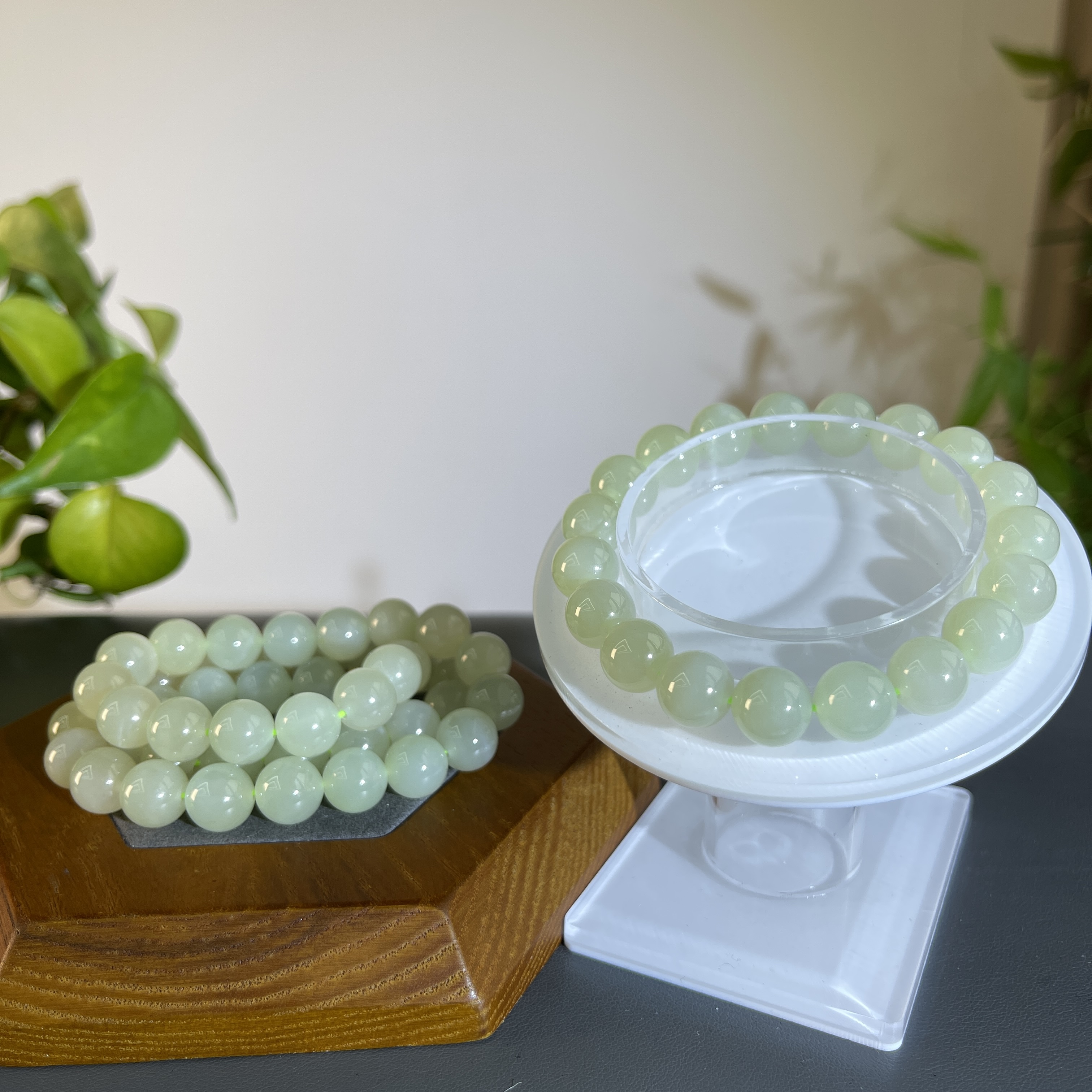 JCB07-66  和田玉-手串+珠链