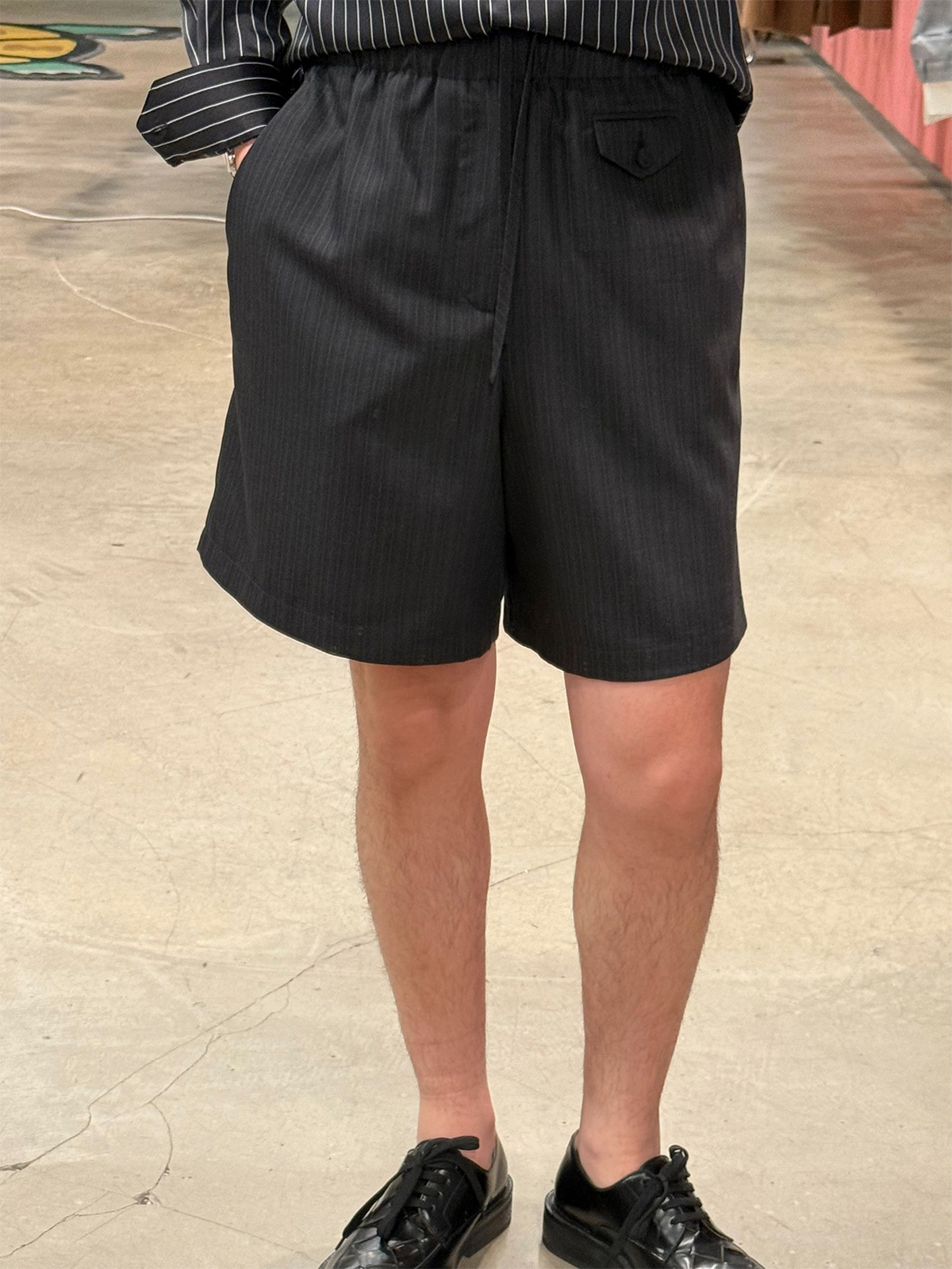 10500版“法式公子风 Reda Virgin wool初剪羊毛”宽松时装短裤