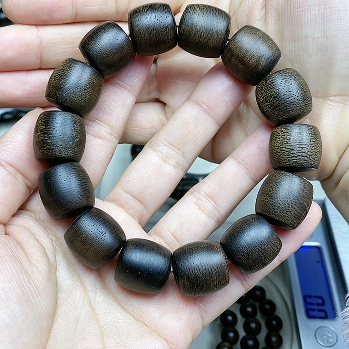沉香木手串用****9越南芽庄白棋楠