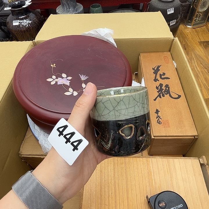 瓷片呀工艺品摆件瓷器摆件正能