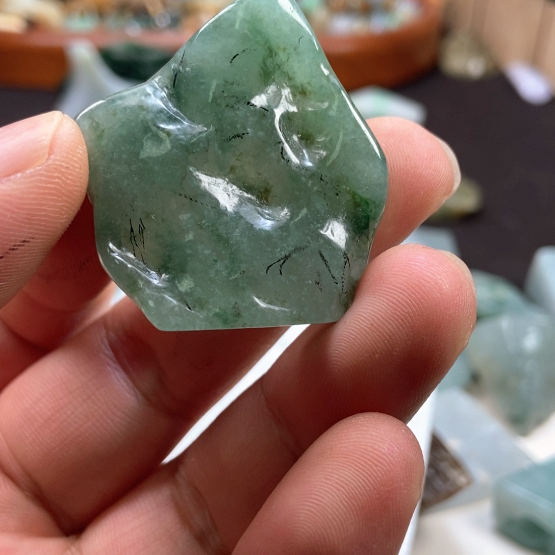浮***生未镶嵌定制翡翠包工