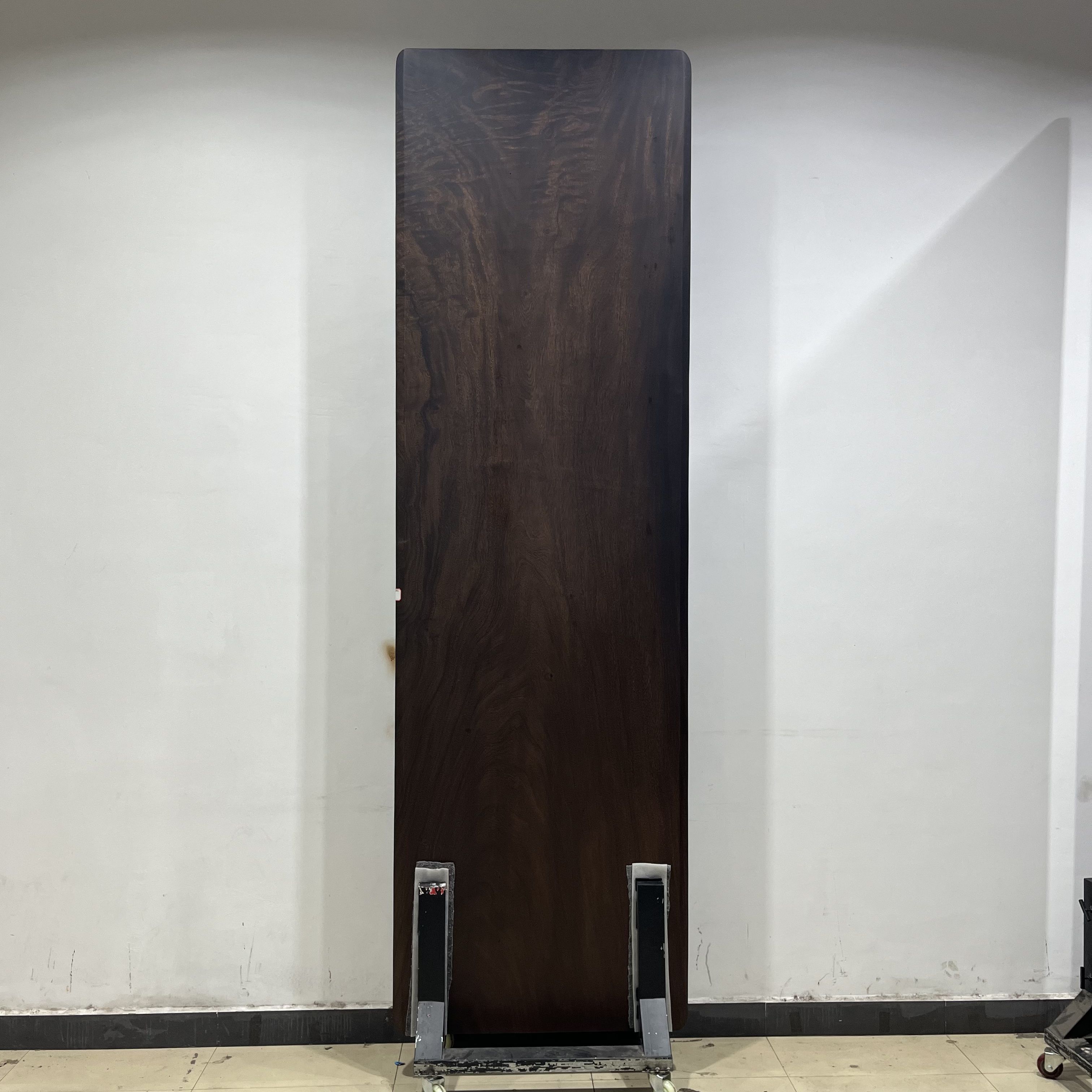 430-长300宽90厚6公分书卷边阿根廷黑胡桃木大板桌实木整板原木