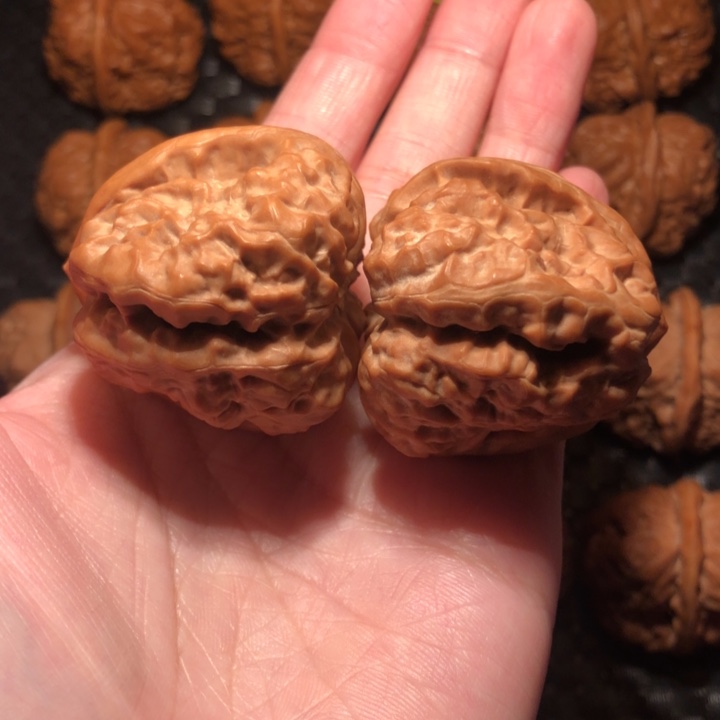 不***么文玩核桃把件蛙王