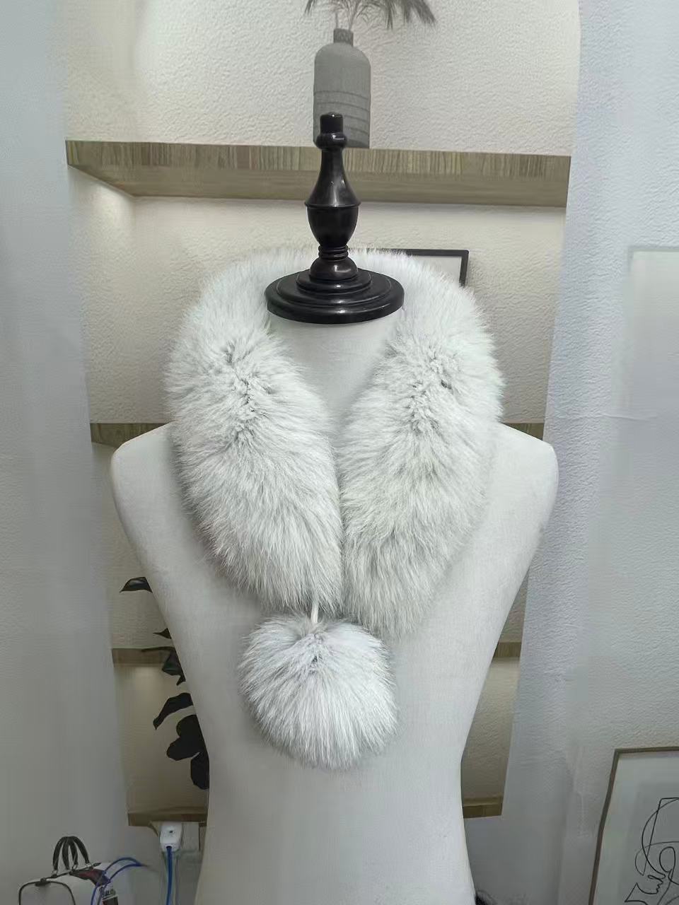 图片款狐狸毛围脖