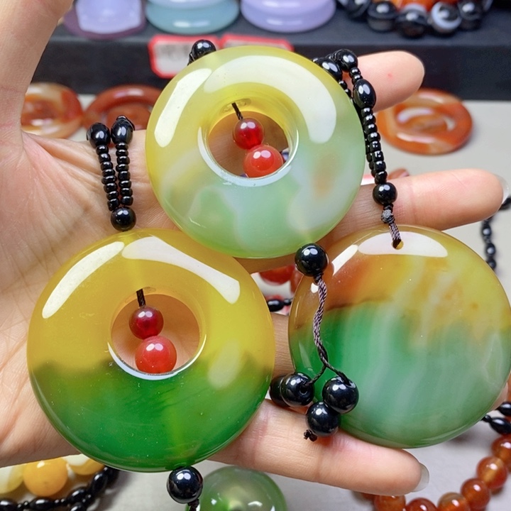 玛瑙/玉髓吊坠(不含链)未镶嵌