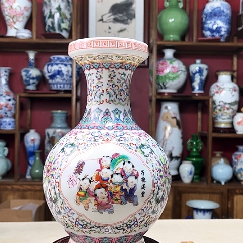 瓶景德镇陶瓷艺术品