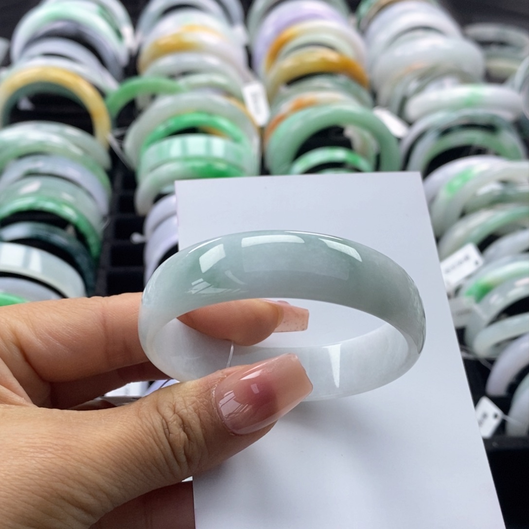 翡翠手镯未镶嵌公主52-53