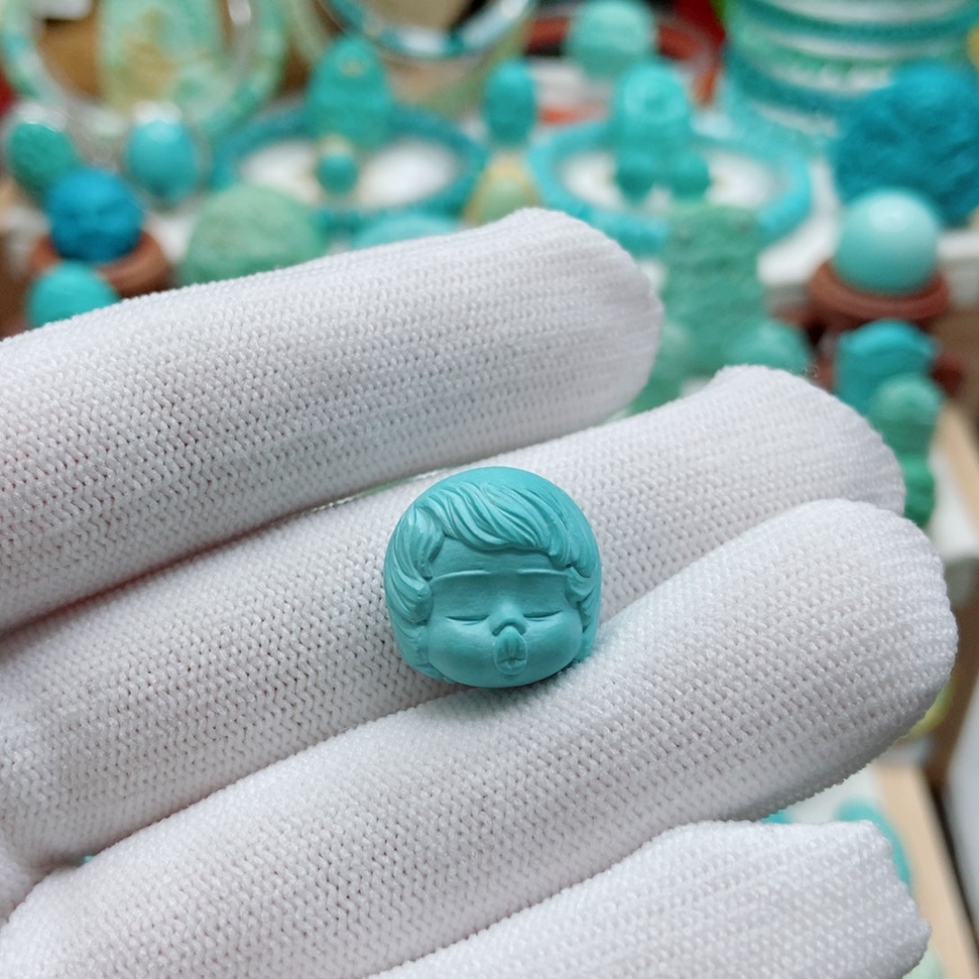 绿松石未镶嵌嘟嘟