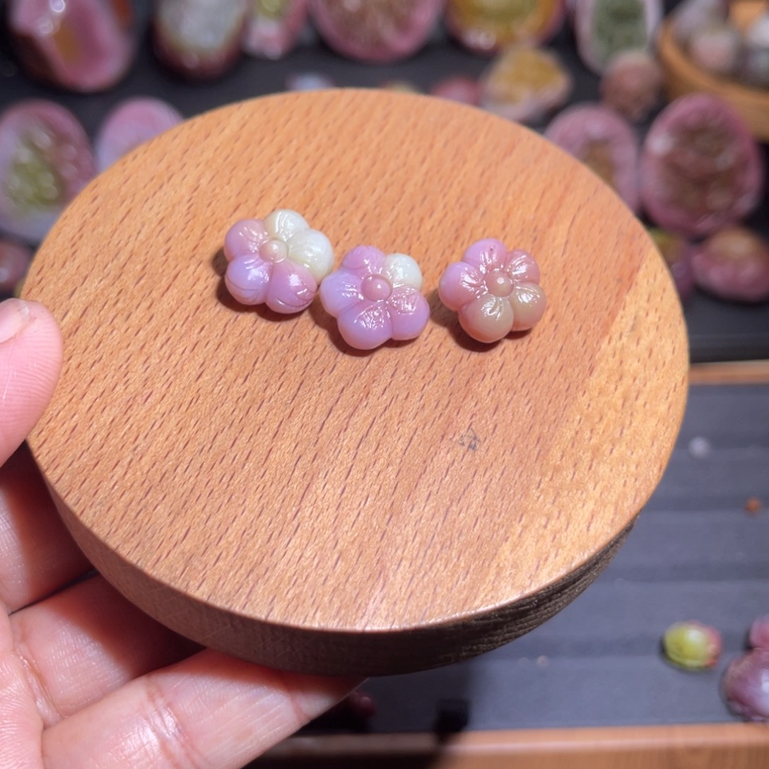 玛瑙/玉髓未镶嵌梅花