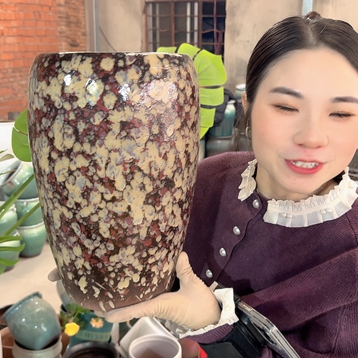 正品口20高33花盆……