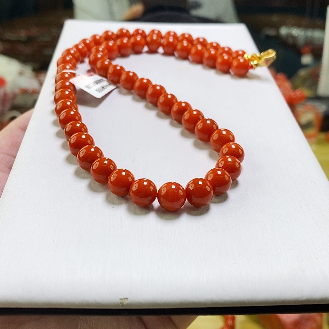 南红玛瑙未镶嵌手链
