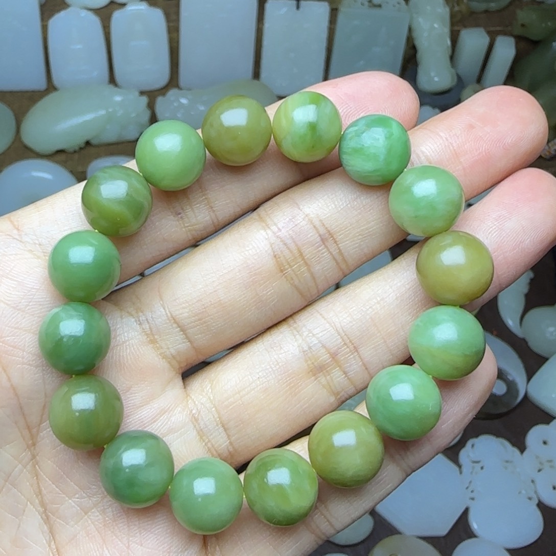 和田玉未镶嵌挂件黑羊洞卡11.8