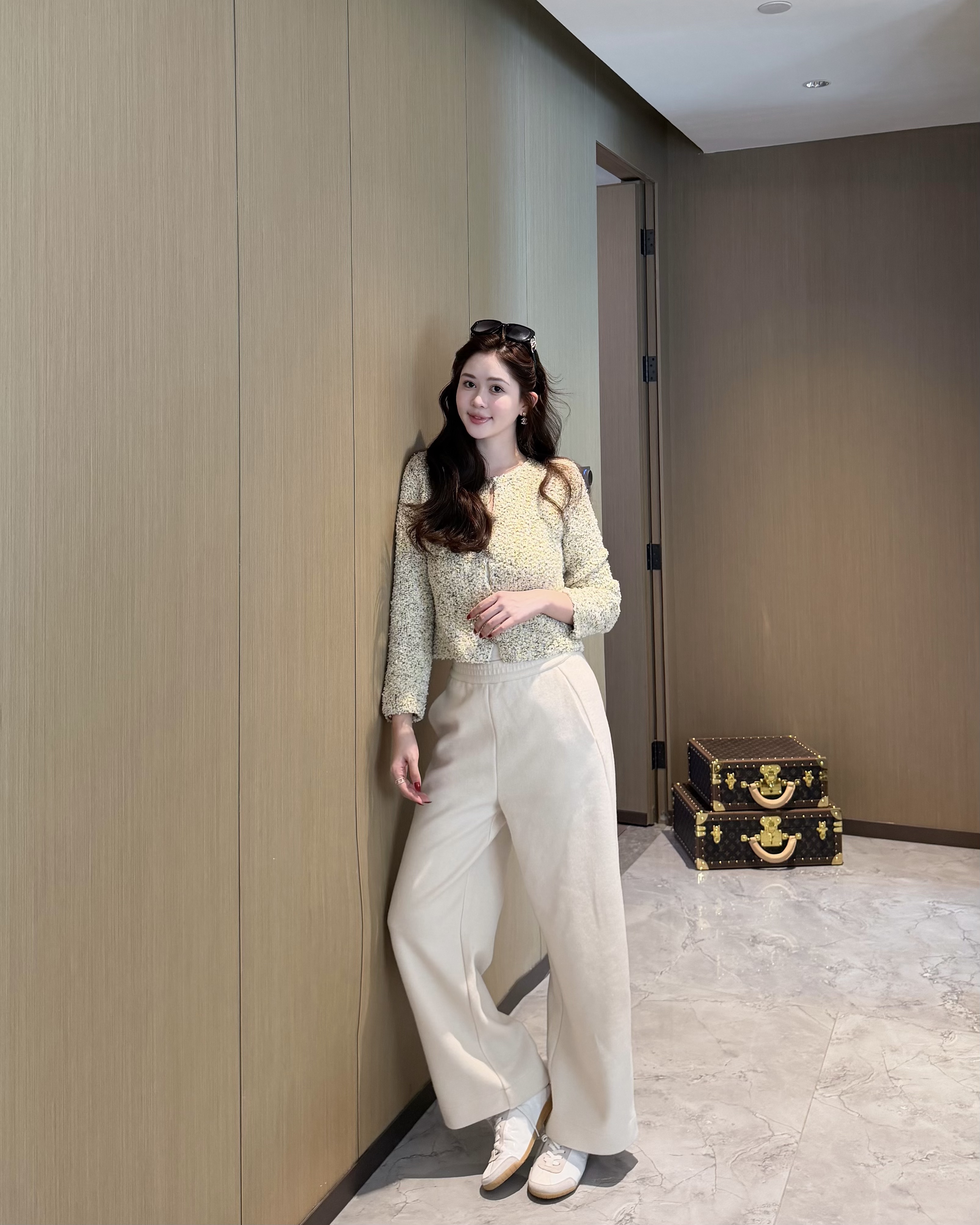 【冬日必备】LEYUAN·高克重加厚卫裤女秋冬季新款慵懒宽休闲裤子