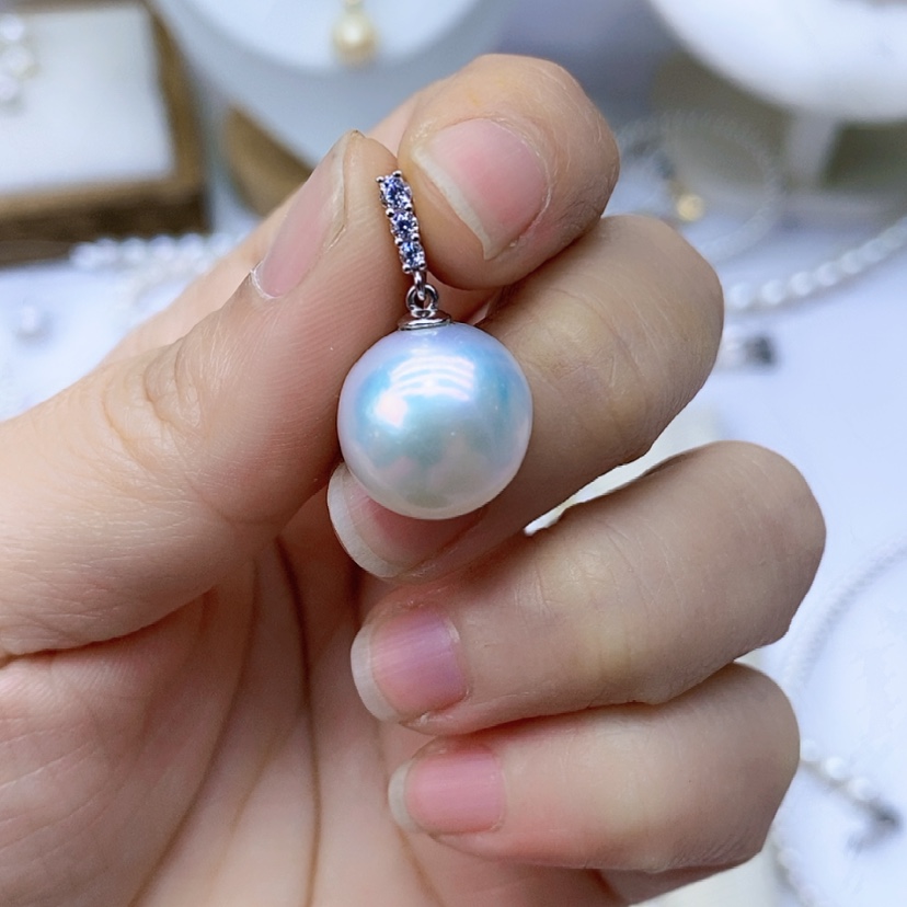 【闪购商品】淡水珍珠颈饰银S925镶嵌