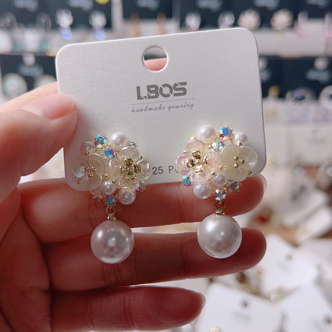 锆石纯铜合金耳环的