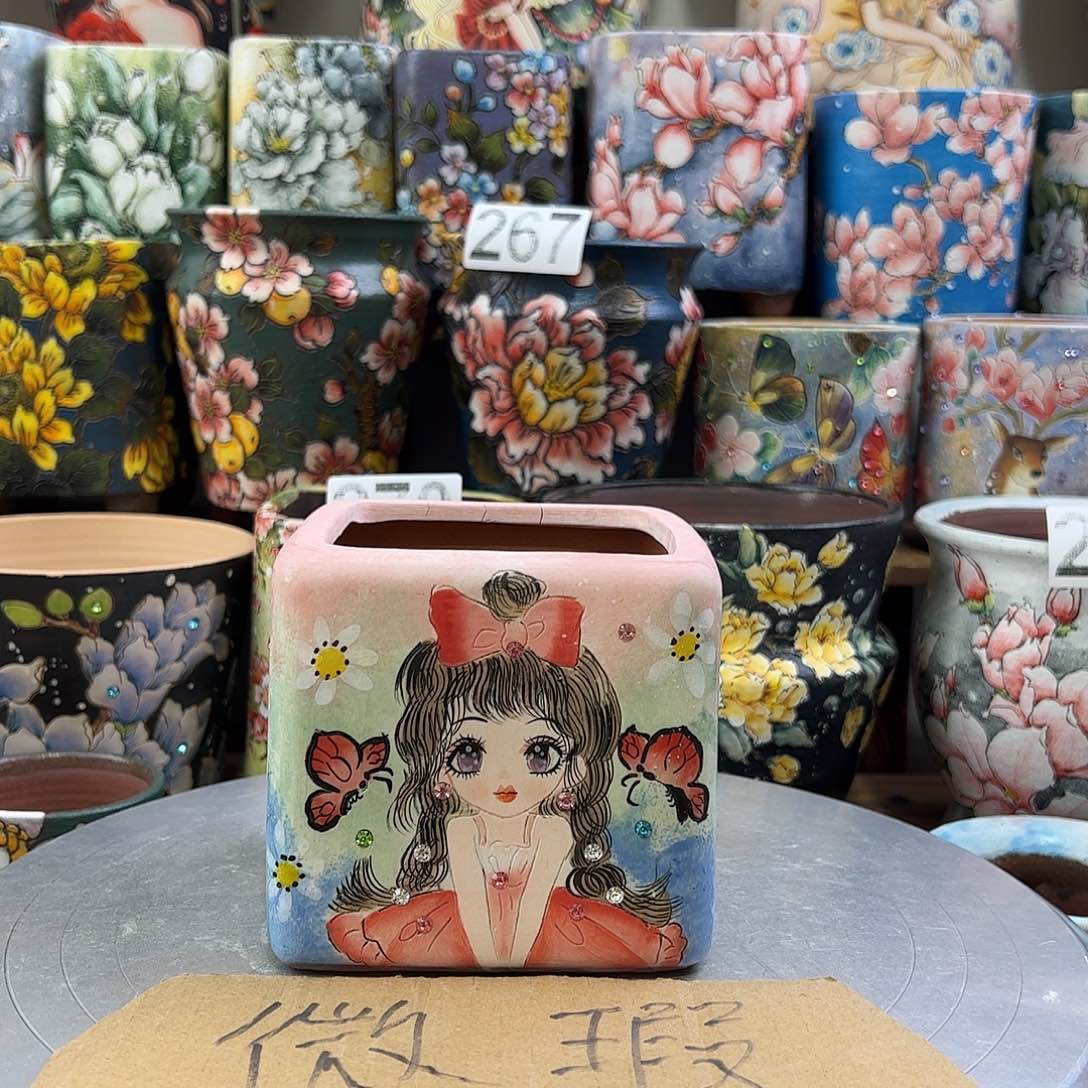景德镇花盆景德镇陶瓷花盆