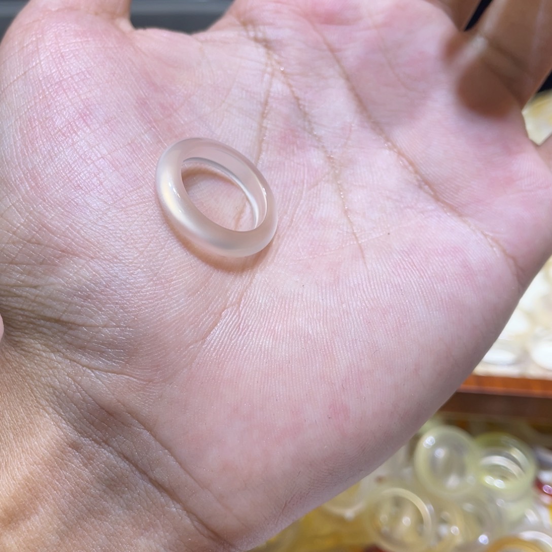 玛瑙/玉髓未镶嵌戒指73号港12