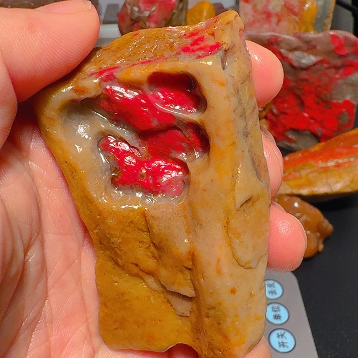 门***口印石昌化石昌化鸡血石