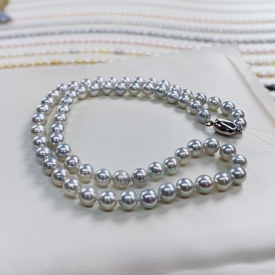 项链未镶嵌海水珍珠6-6.5