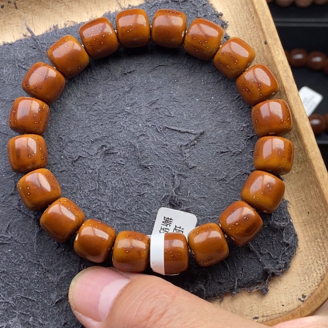 紫金鼠手串12mm天花板纯手工