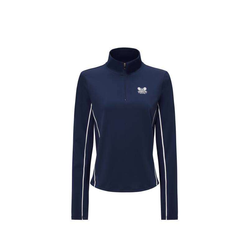 新款长袖运动球服羽毛球网球 跑步壁球速干修身显瘦