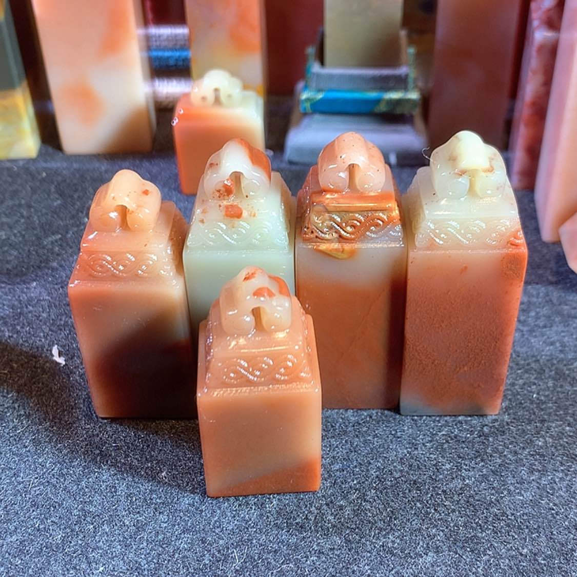 【闪购商品】老挝石鱼**道老挝石印章