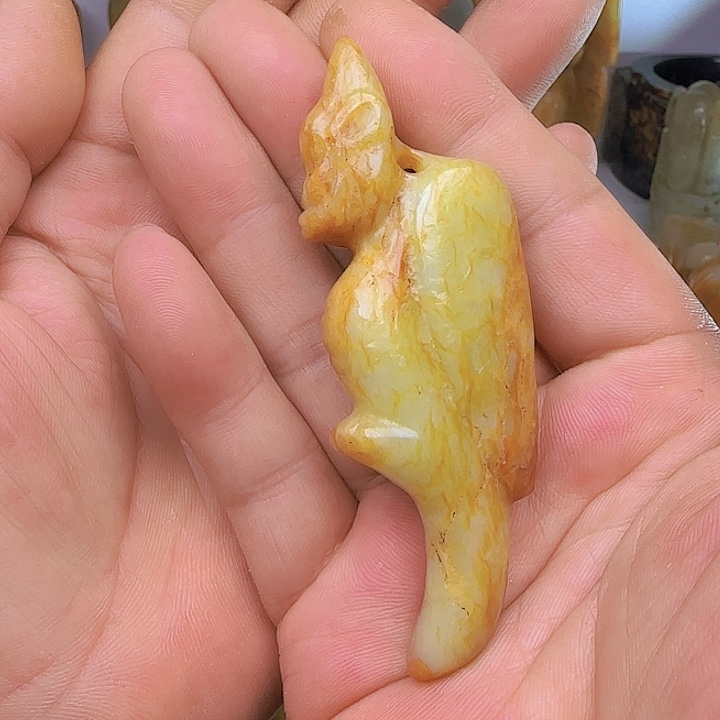 和田玉吊坠(不含链)未镶嵌