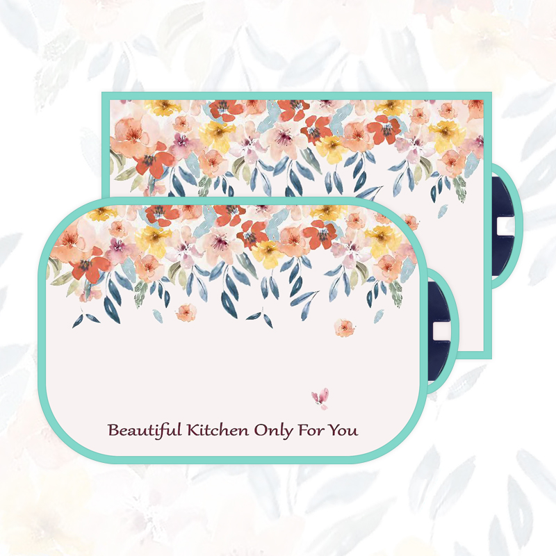 Hanaliving韩国加厚菜板优雅花485*310*17mm（带手把尺寸）