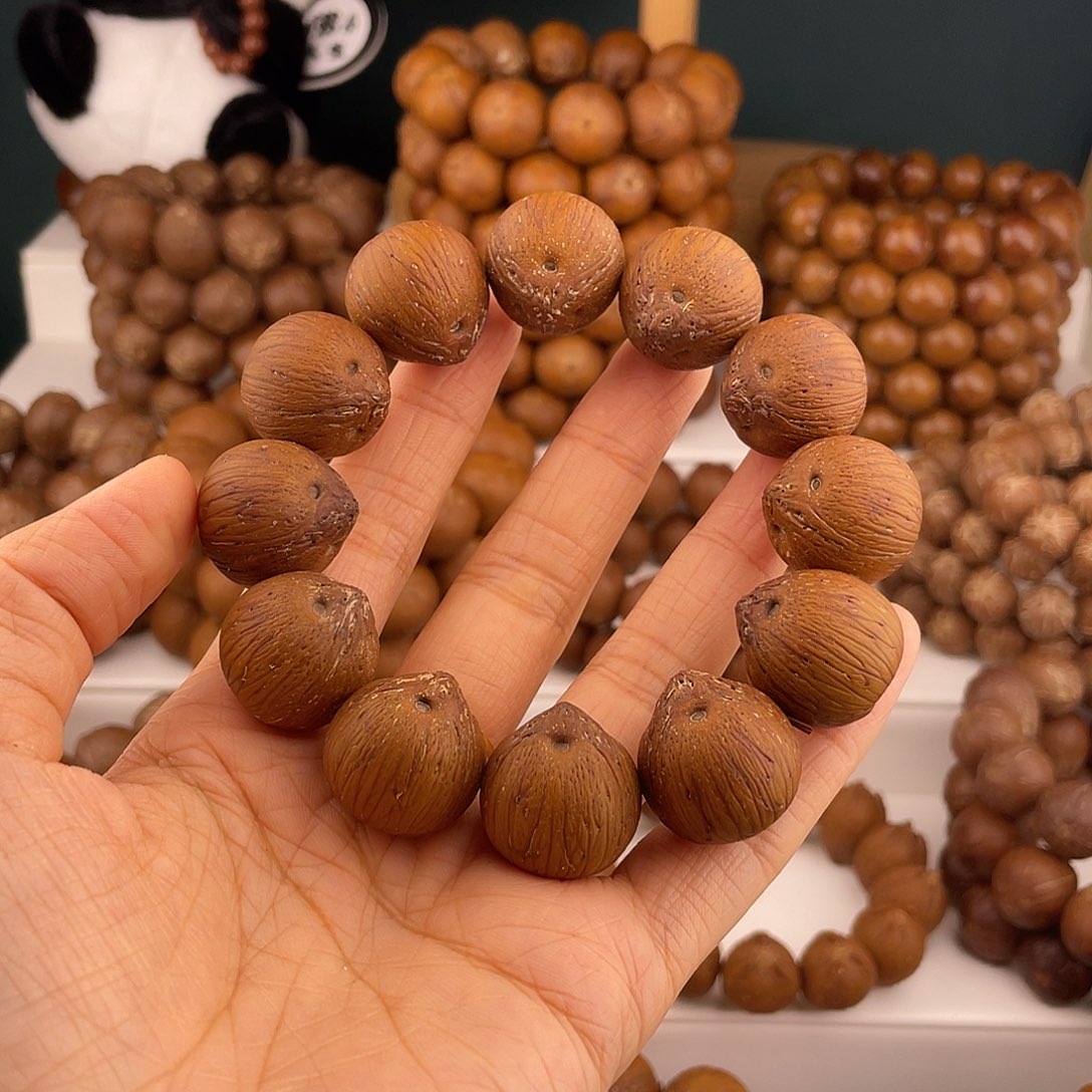 紫金鼠手串骰***七原皮紫金鼠