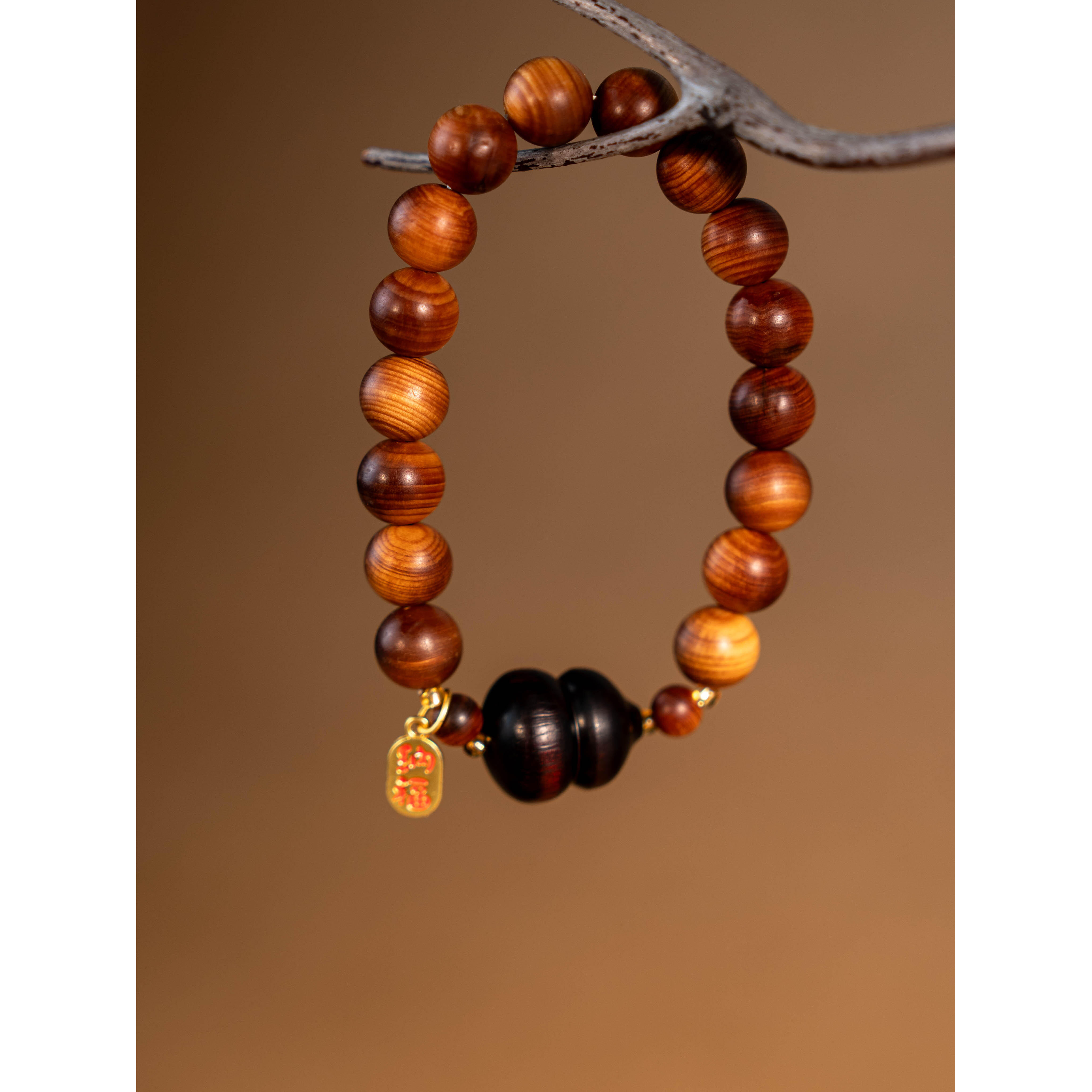 普陀山血檀葫芦手串