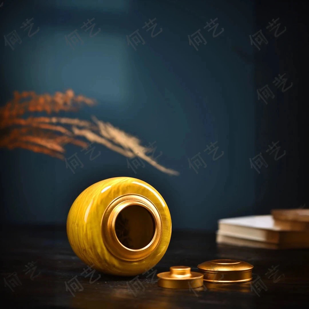金丝楠木茶叶罐 红木工艺品