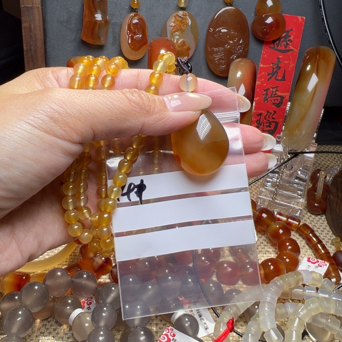 玛瑙/玉髓颈饰合金有**半14