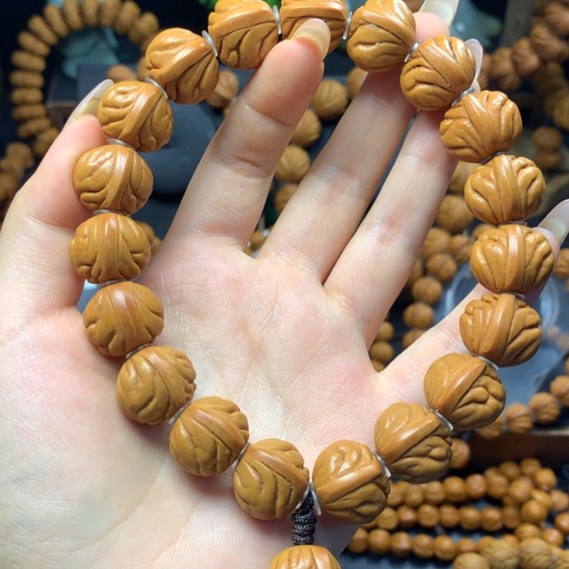 【闪购商品】桃核手串野生籽17手串