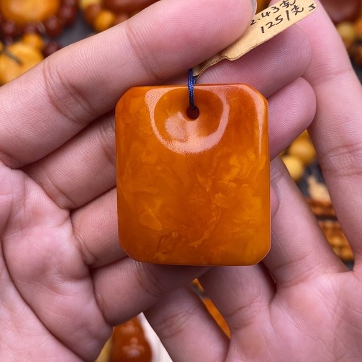 蜜蜡未镶嵌裸石蜜蜡L