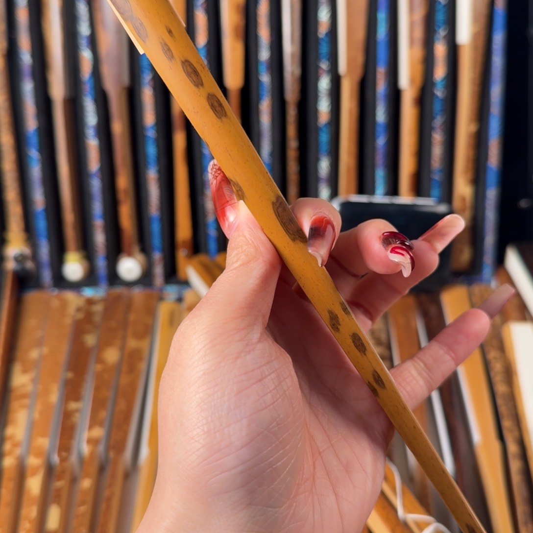 扇子孤****由兵哥扇艺斑竹折扇