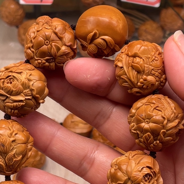 文***强橄榄核吊坠橄榄核