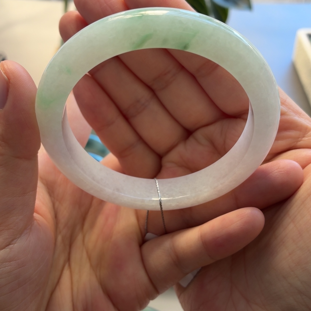 翡翠未镶嵌手镯天然