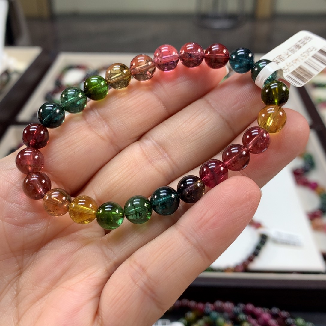 手链碧玺未镶嵌7:8左右