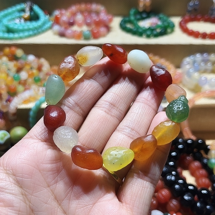 玛瑙/玉髓未镶嵌手链