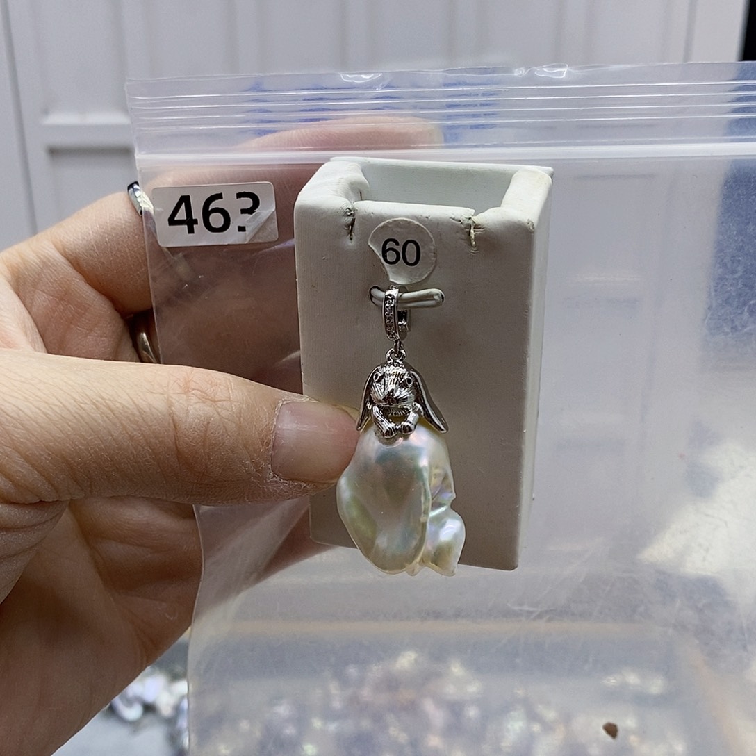 颈饰合金淡水珍珠