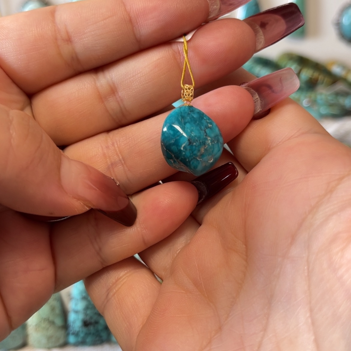 【闪购商品】未镶嵌绿松石珠宝奇石