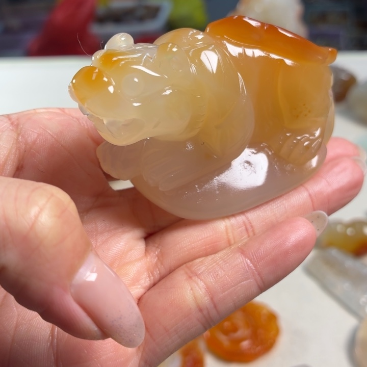 玛瑙/玉髓未镶嵌吊坠(不含链)