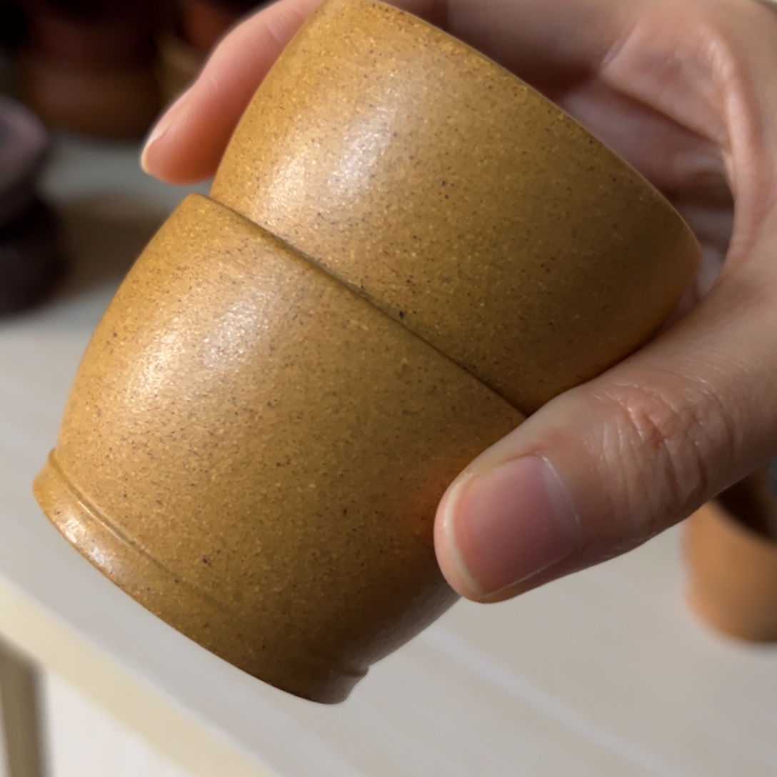 紫砂茶壶✨****四个段泥客杯50